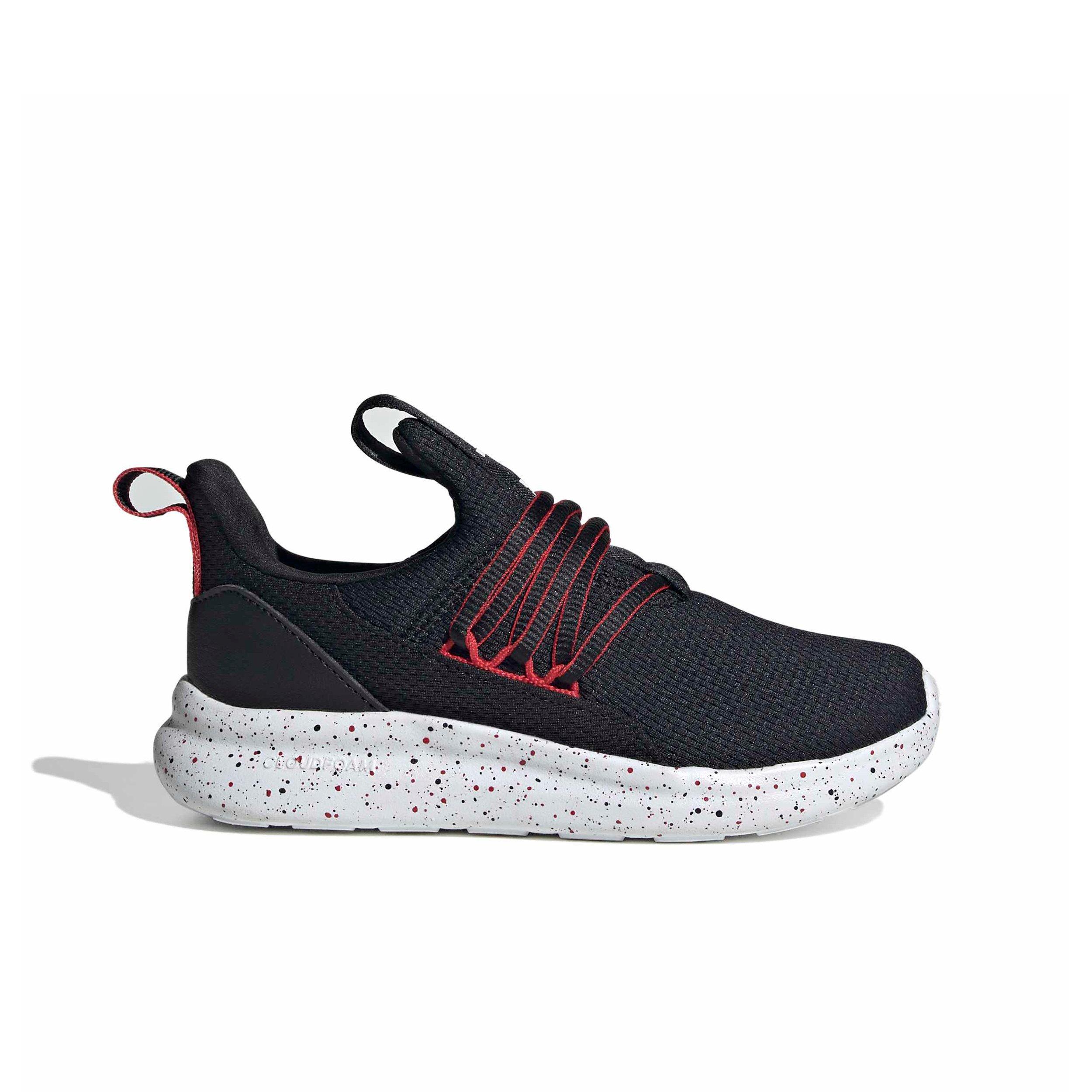 adidas Lite Racer Adapt 7.0 "Core Black/Ftwr White/Better Scarlet" Preschool Boys' Shoe - BLACK/WHITE/SCARLET